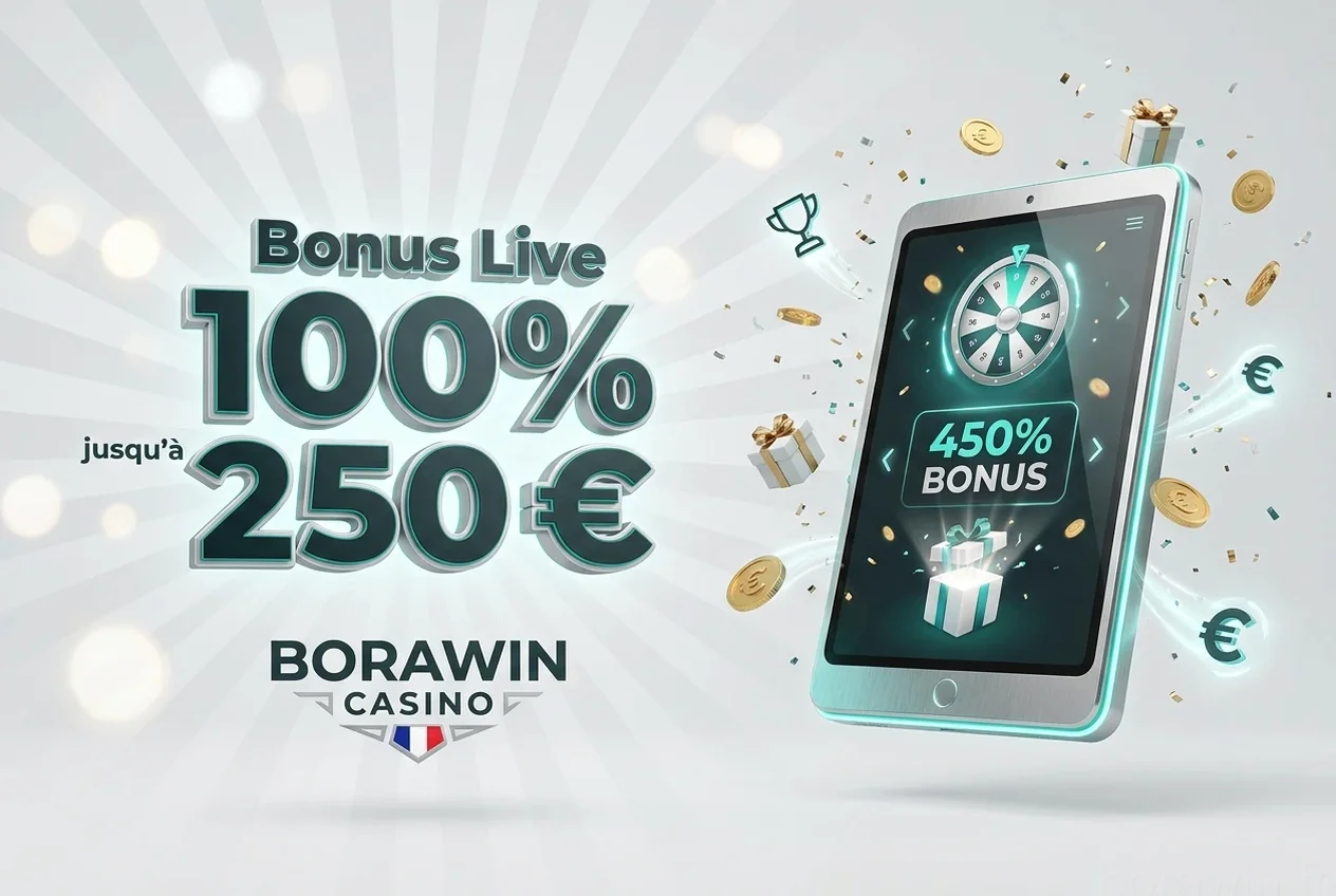 Bonus Live 100%jusqu'à 250 €